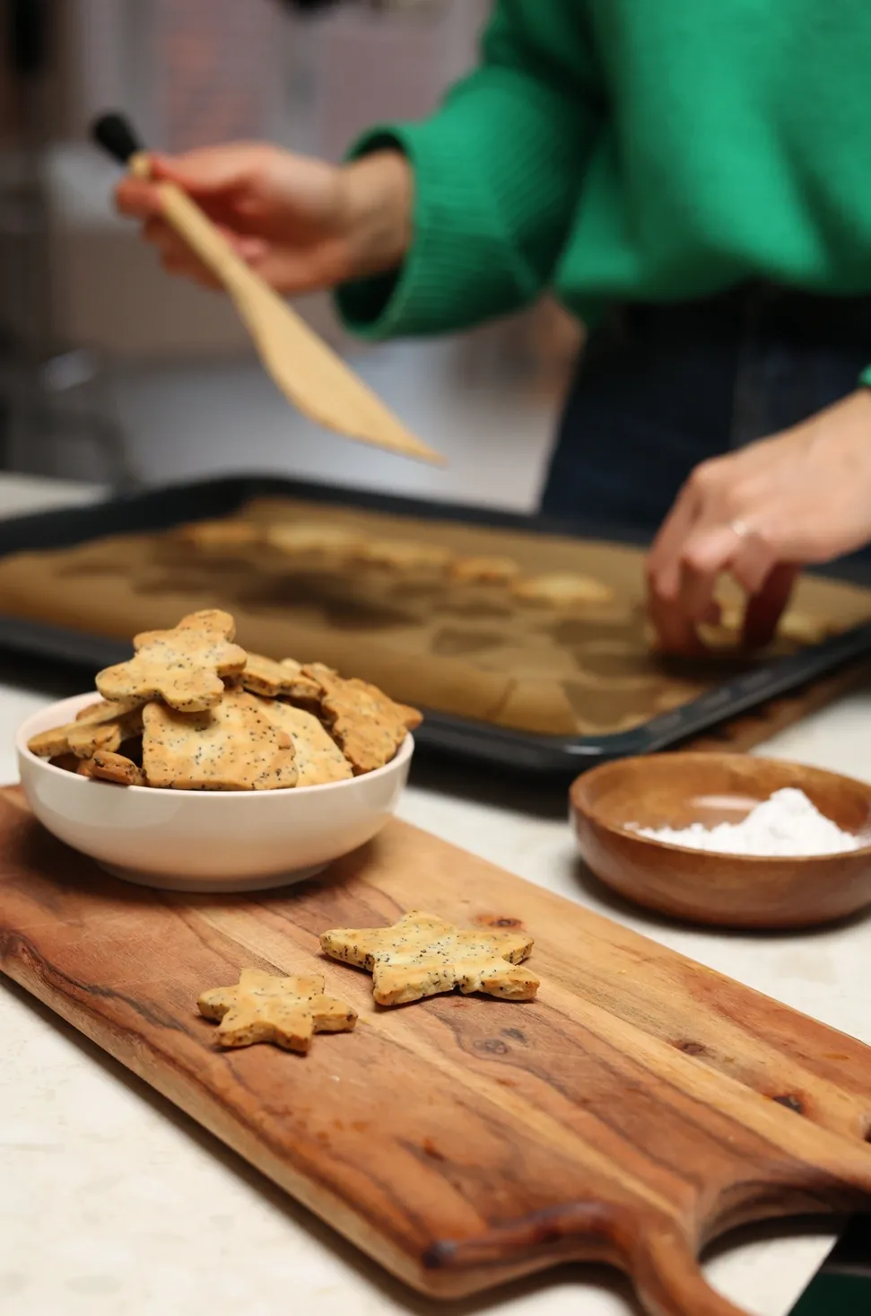 Aguoniniai-citrininiai sausainiai - gaminimo eiga