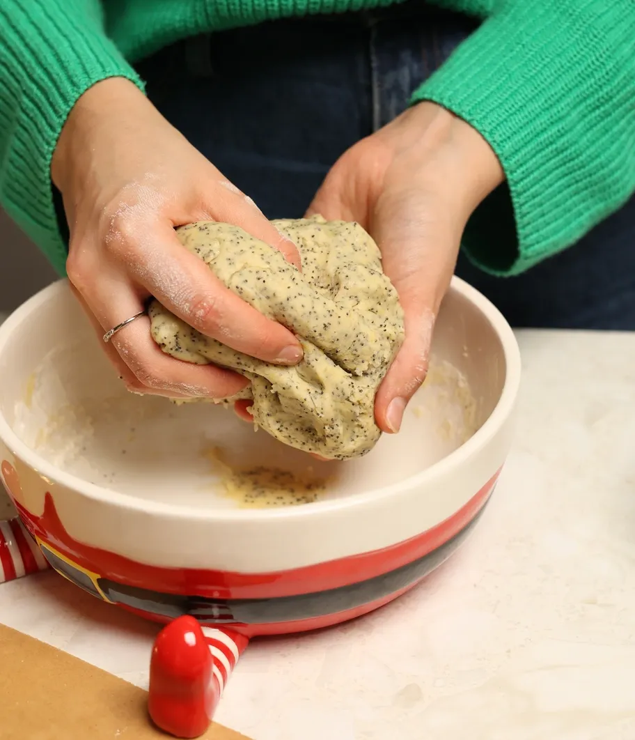 Aguoniniai-citrininiai sausainiai - tešla