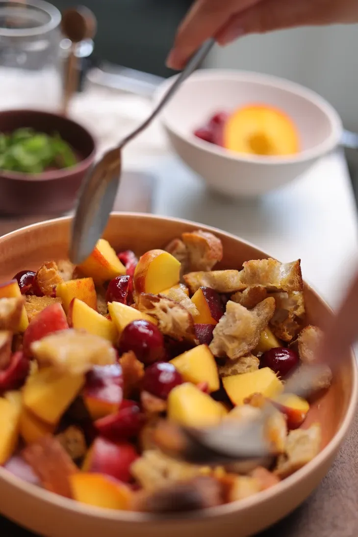 Panzanella salotų gaminimo eiga