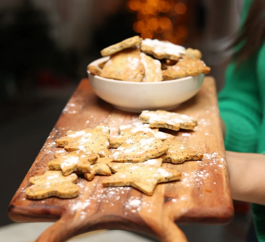 Sausainiai su aguonomis ir citrinomis
