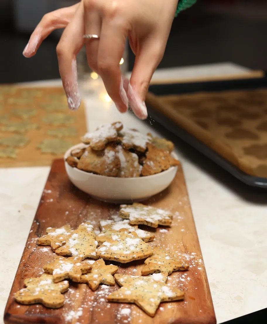 Tobulo skonio kalėdiniai sausainiai