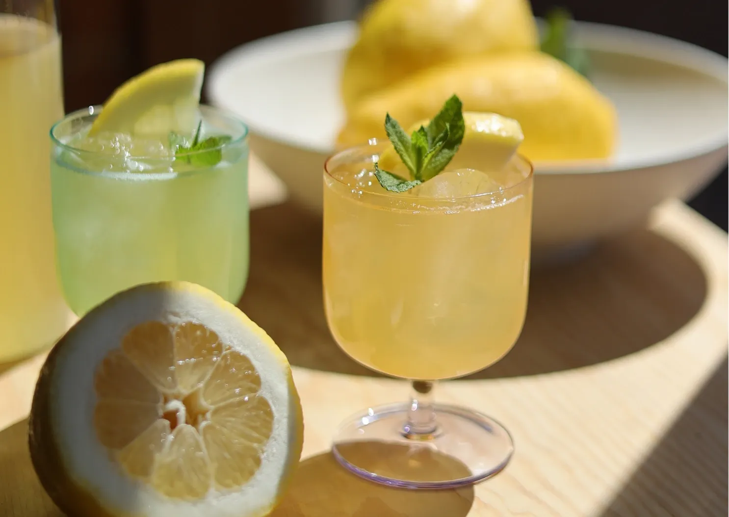 Gaivus citrinų limonadas